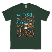 Sports Green give me coffee with a side of jesus Classic Tee - JahusDesignShop
