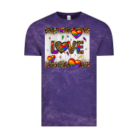 Cloud Purple love hearts pride tumbler Vintage Tee - JahusDesignShop