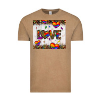 Love Hearts Pride Tumbler Vintage Tee | Teevron