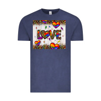 Vintage Denim love hearts pride tumbler Vintage Tee - JahusDesignShop