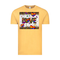 Vintage Mustard love hearts pride tumbler Vintage Tee - JahusDesignShop