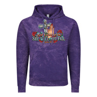 Cloud Purple she will not fail psalm christian cross pray Vintage Hoodie - NancyCooperArtShop
