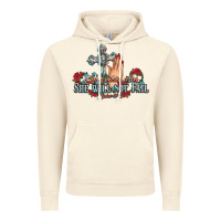 Vintage Artic she will not fail psalm christian cross pray Vintage Hoodie - NancyCooperArtShop
