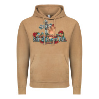 Vintage Camel she will not fail psalm christian cross pray Vintage Hoodie - NancyCooperArtShop