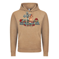 Vintage Coffee she will not fail psalm christian cross pray Vintage Hoodie - NancyCooperArtShop