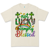 Bone Western St. Patrick's Day Cross Not Lucky Simply Blessed Premium Tee - Artiststas