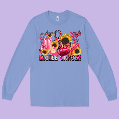 Tackle Cancer Long Sleeve Tee Designed By Lillyallendesigns