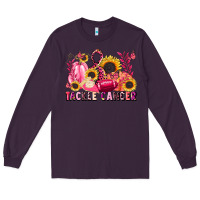 Plum tackle cancer Long Sleeve Tee - LillyAllenDesigns