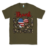 Army Green thank you veteran Classic Tee - MaliasSmallBusiness