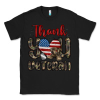 Black thank you veteran Classic Tee - MaliasSmallBusiness