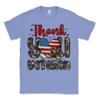 Colony Blue thank you veteran Classic Tee - MaliasSmallBusiness