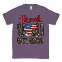 Lavender thank you veteran Classic Tee - MaliasSmallBusiness