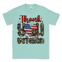 Seafoam thank you veteran Classic Tee - MaliasSmallBusiness
