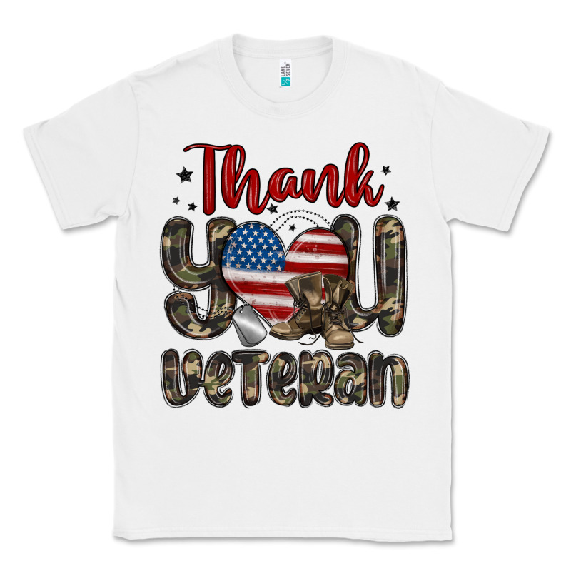 Thank You Veteran Classic Tee by MaliasSmallBusiness | Teevron