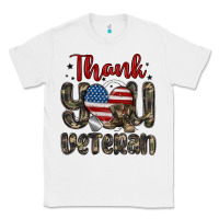 White thank you veteran Classic Tee - MaliasSmallBusiness