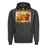 Charcoal Heather tis the season fall Zipper Hoodie - TumblerDesignByShophia