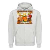 Dove Grey tis the season fall Zipper Hoodie - TumblerDesignByShophia