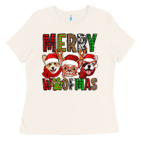 Bone merry woofmas dogs Ladies Tee - Jasminsmagicworld