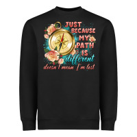 Black just because my path is different Heavyweight Sweatshirt - Artiststas