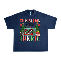 Navy Christmas movie junkie Urban Heavy Tee - MaliasSmallBusiness