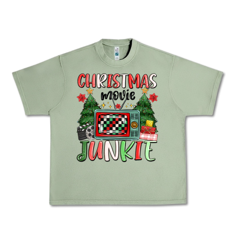 Christmas Movie Junkie Urban Heavy Tee by MaliasSmallBusiness | Teevron