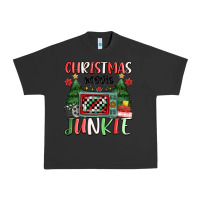 Pigment Black Christmas movie junkie Urban Heavy Tee - MaliasSmallBusiness