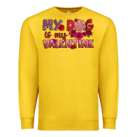 Lemon my dog is my valentine Premium Sweatshirt - OliviaCreatesArt