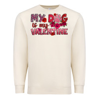 Sandshell my dog is my valentine Premium Sweatshirt - OliviaCreatesArt