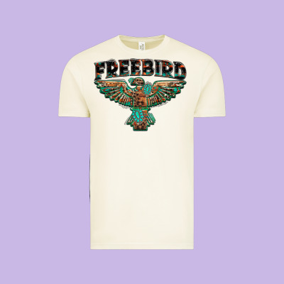 Aztec Free Bird Vintage Tee Designed By Nancycooperartshop