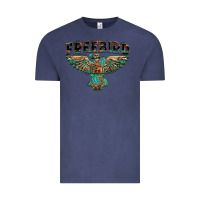 Vintage Denim aztec free bird Vintage Tee - NancyCooperArtShop