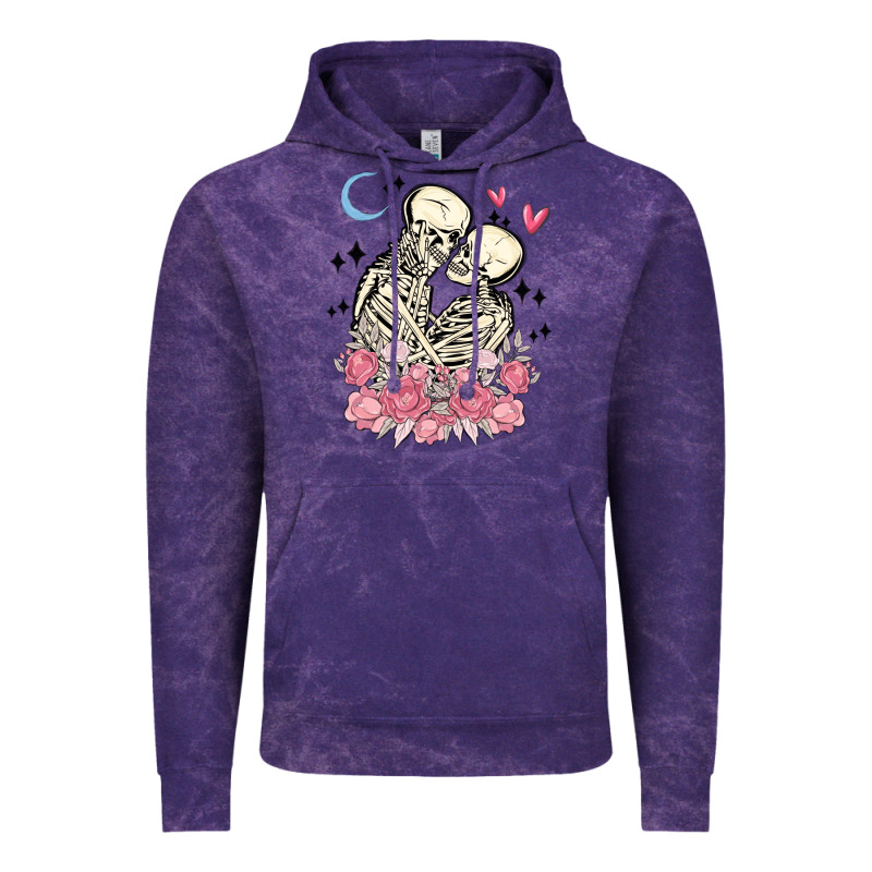 The Lovers Skeletons Vintage Hoodie by MaliasSmallBusiness | Teevron