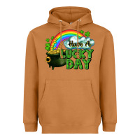 Meerkat Have a lucky day Heavyweight Hoodie - CowGirlArtShop
