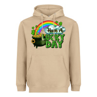 Mushroom Have a lucky day Heavyweight Hoodie - CowGirlArtShop