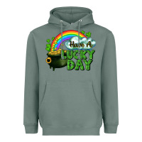 Sage Have a lucky day Heavyweight Hoodie - CowGirlArtShop