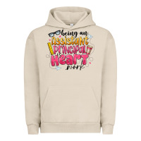 Pigment French Oak Being an Assistant Principal is Heart Work Urban Hoodie - CowhideDigitalArt