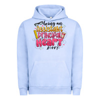 Pigment Grape Ice Being an Assistant Principal is Heart Work Urban Hoodie - CowhideDigitalArt
