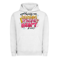 Pigment Lunar Rock Being an Assistant Principal is Heart Work Urban Hoodie - CowhideDigitalArt