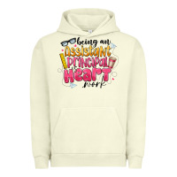 Pigment Pistachio Being an Assistant Principal is Heart Work Urban Hoodie - CowhideDigitalArt