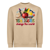 Mushroom teachers change the world Heavyweight Sweatshirt - Artiststas
