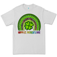 Happy St. Patrick's Day Shamrock Rainbow Premium Tee | Teevron
