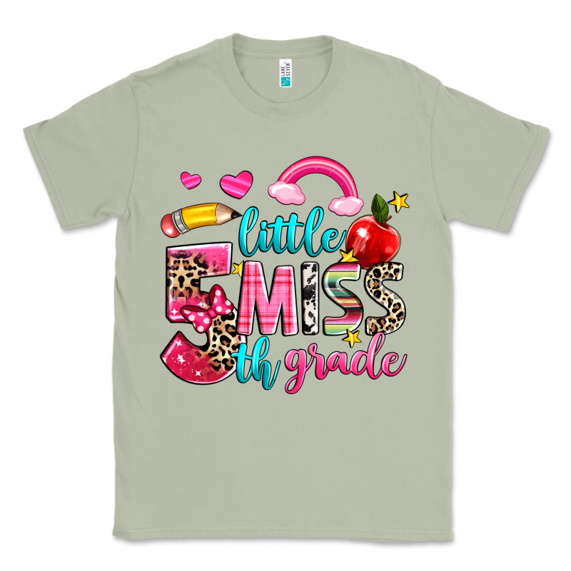 Little Miss Fifth Grade Classic Tee by NancyCooperArtShop | Teevron