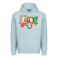 Blue Mist Love Nursing leopard Premium Hoodie - CowGirlArtShop