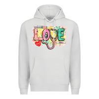 Dove Grey Love Nursing leopard Premium Hoodie - CowGirlArtShop