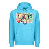 Ocean Blue Love Nursing leopard Premium Hoodie - CowGirlArtShop