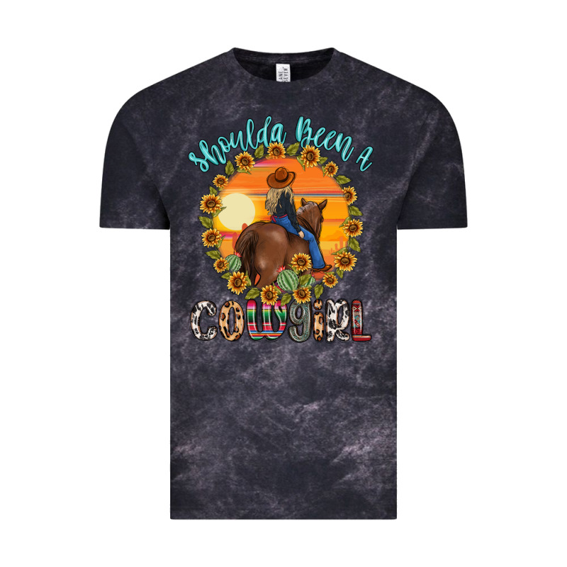 Shoulda Been A Cowgirl Vintage Tee by MaliasSmallBusiness | Teevron
