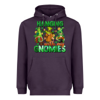 Plum St. Patrick's Day gnomes Heavyweight Hoodie - CowGirlArtShop