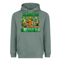 St. Patrick's Day Gnomes Heavyweight Hoodie | Teevron