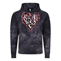 Cloud Black Leopard Glitter Heart Vintage Hoodie - Jasminsmagicworld