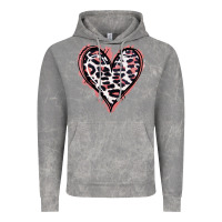 Cloud Rock Leopard Glitter Heart Vintage Hoodie - Jasminsmagicworld