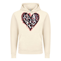 Vintage Artic Leopard Glitter Heart Vintage Hoodie - Jasminsmagicworld
